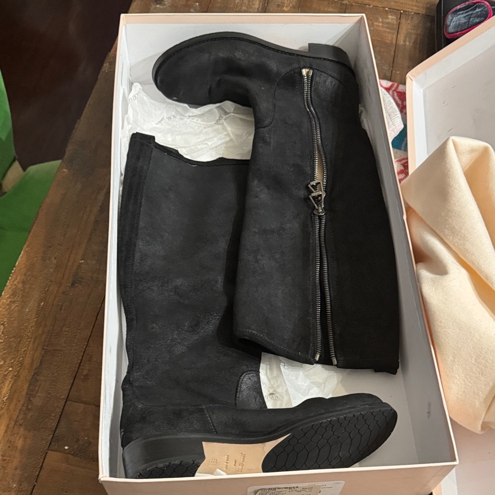 Jimmy Choo Black Heeled Boots - Picture 14 of 14